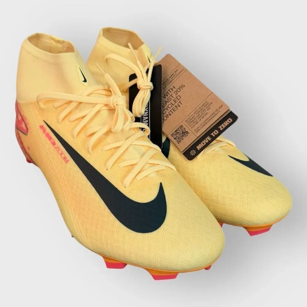 Nike Zoom Superfly 10 Academy Km Fg/Mg Kylian Mbappe Orange size 9.5 FQ8293-800